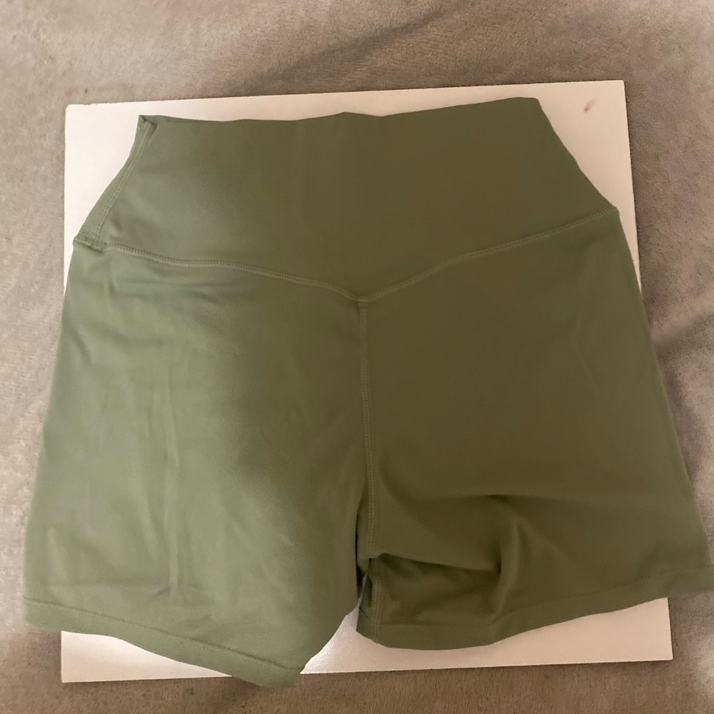 Olive Green Women's Shorts super cute workout shorts
